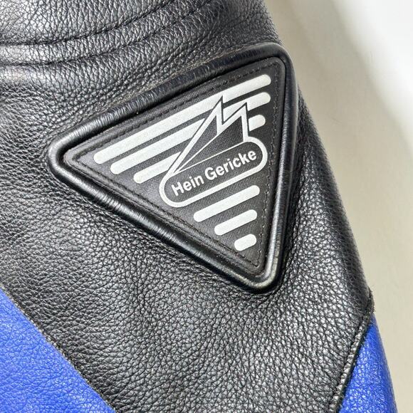 Rare Vintage Hein Gericke Leather Motorbike Jacket Size 52 Mens - Picture 8 of 16